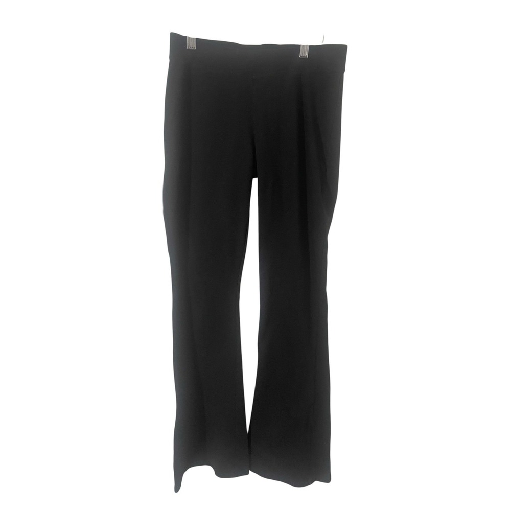 Pact Leggings Women's Medium Black Organic Cotton Stretch Flared Leg Capsule